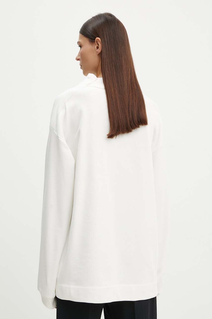 Odzież Iceberg bluza bawełniana E121.6300 biały