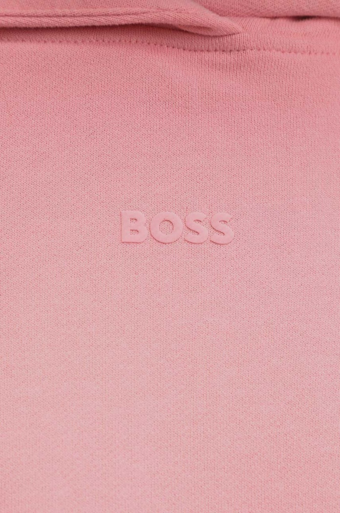 Boss Orange hanorac de bumbac 50519524 roz