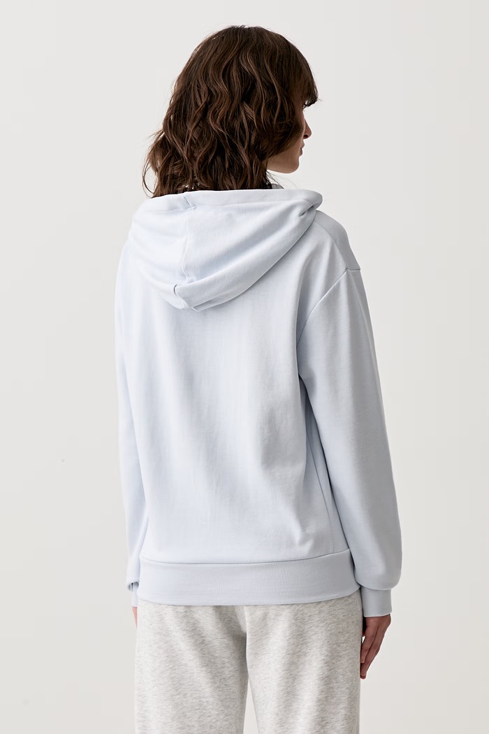 Дрехи BOSS домашен суичър дамски CP Stripe Hoodie 50524760 син