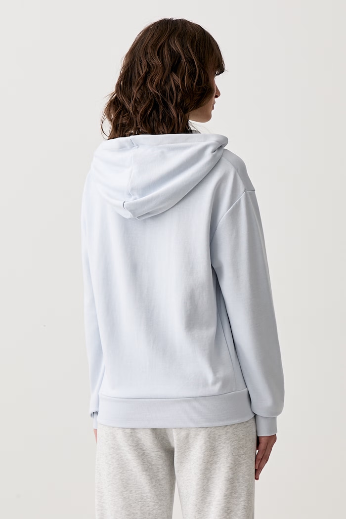 Дрехи BOSS домашен суичър дамски CP Stripe Hoodie 50524760 син