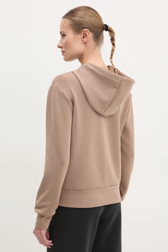 Odzież Guess bluza rozpinana damska OLYMPE V4YQ06.KCAY2 brązowy