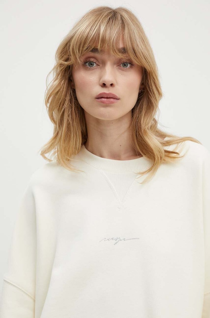 MSGM bluza bawełniana beżowy 3741MDM78.247795