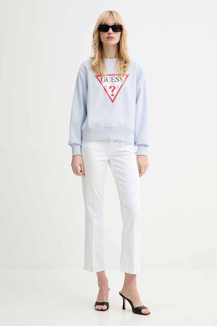 Mikina Guess W2YQ16.KBA11 modrá SS26