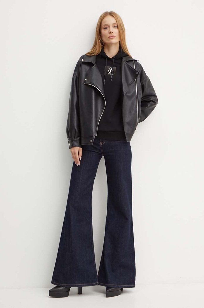 Mikina Armani Exchange 6DYM78.YJEGZ černá AW24