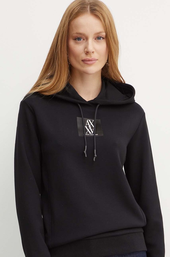Mikina Armani Exchange černá 6DYM78.YJEGZ