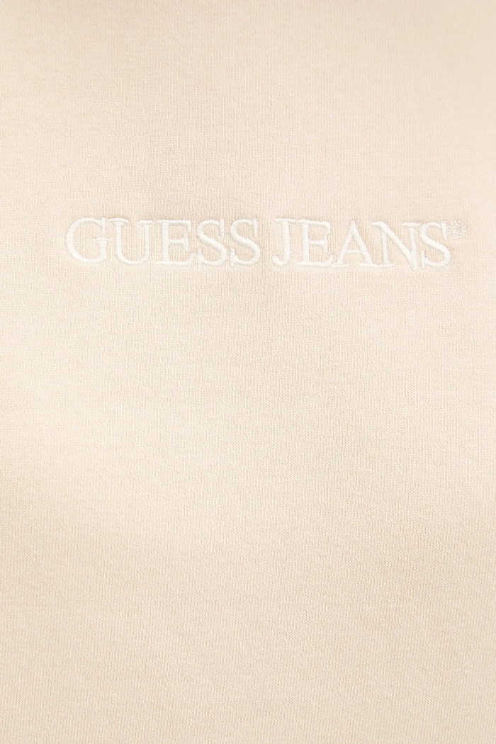 Guess Jeans hanorac pentru femei cu bumbac W4YQ10.KC811 bej