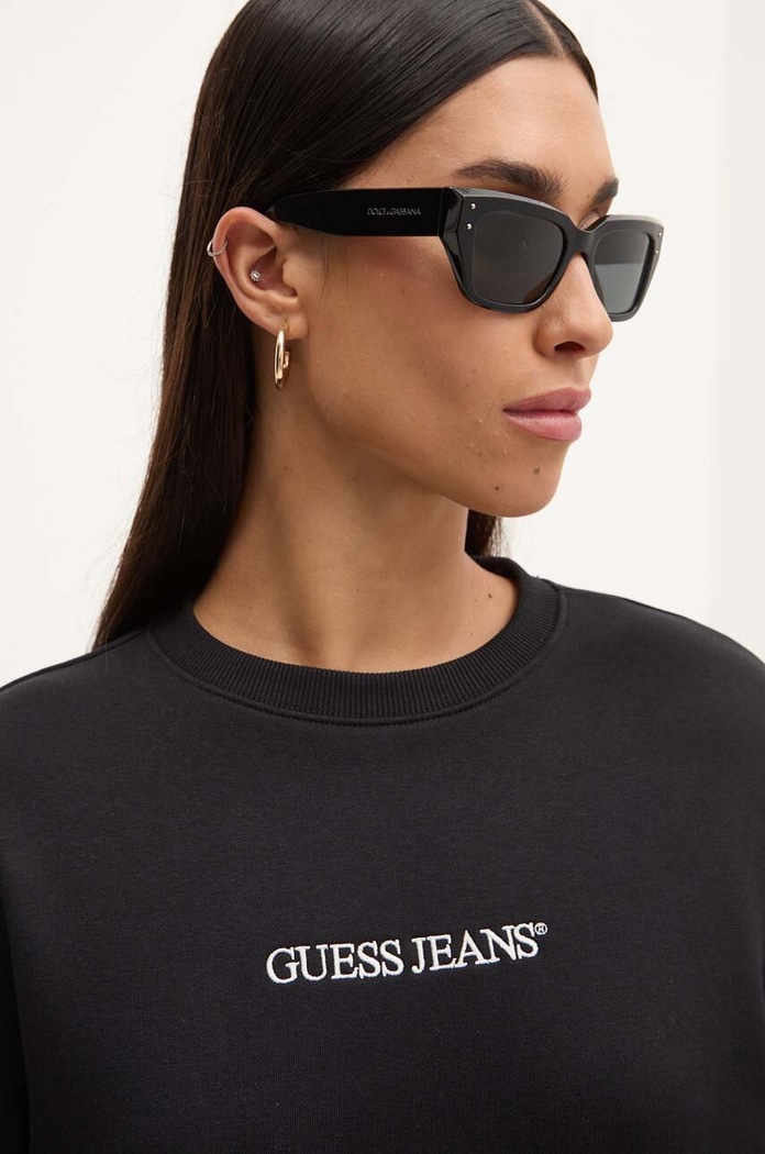 Dukserica Guess Jeans crna W4YQ10.KC811