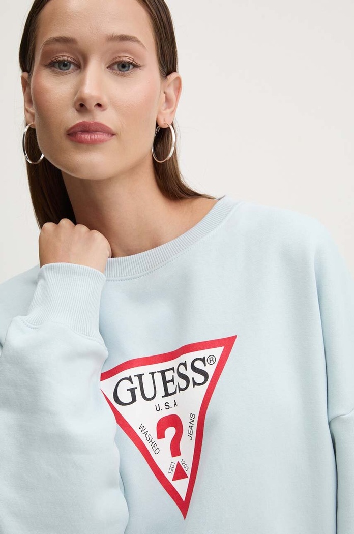 Guess Jeans felső kék W4YQ00.KC811