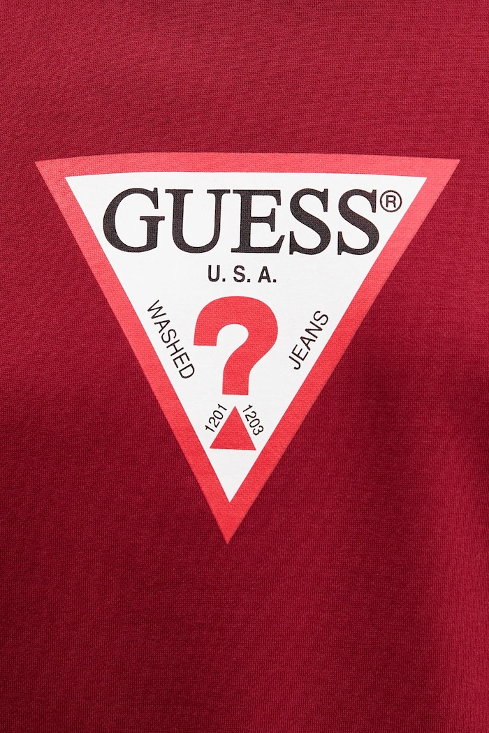 Guess Jeans bluză W4YQ00.KC811 burgundia