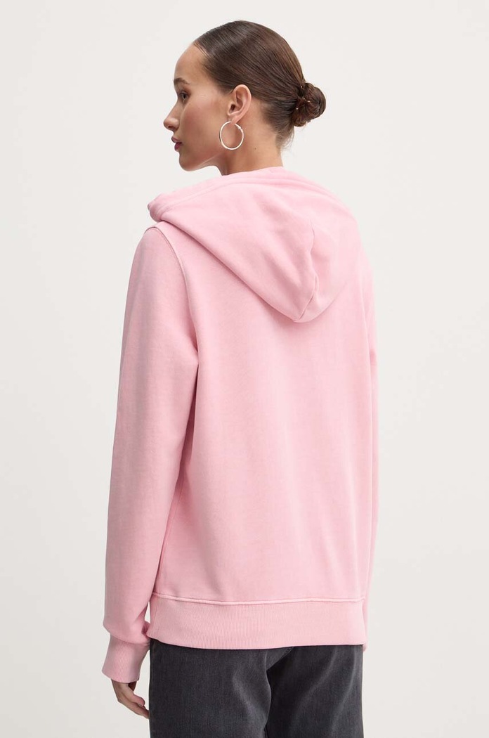 Odzież Tommy Jeans bluza bawełniana DW0DW18654 różowy