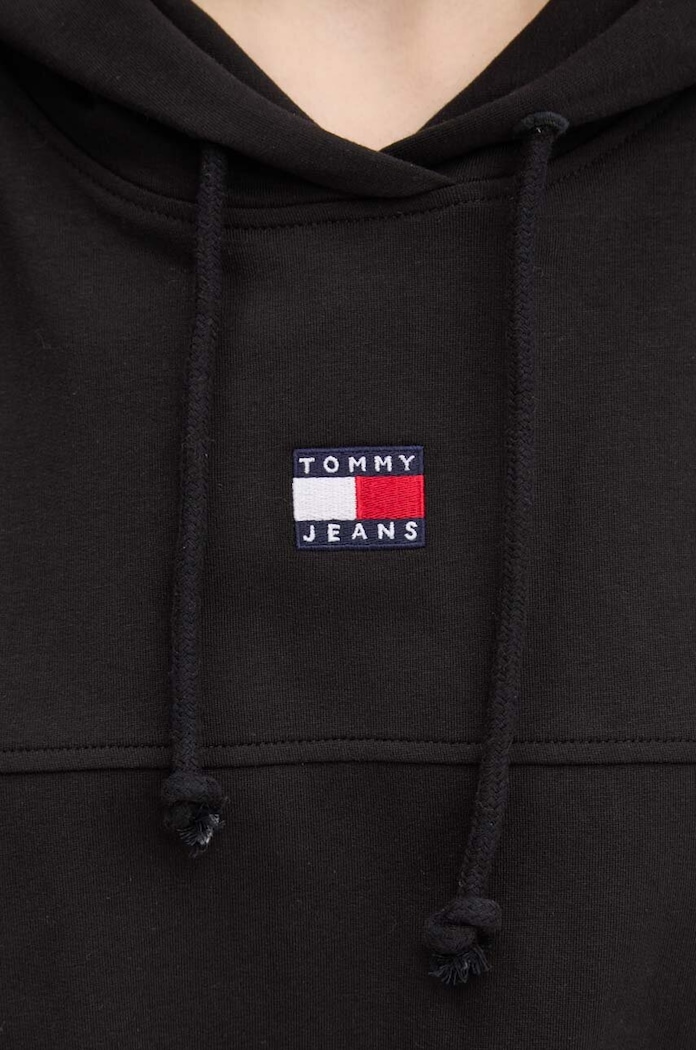 Mikina Tommy Jeans DW0DW18668 černá