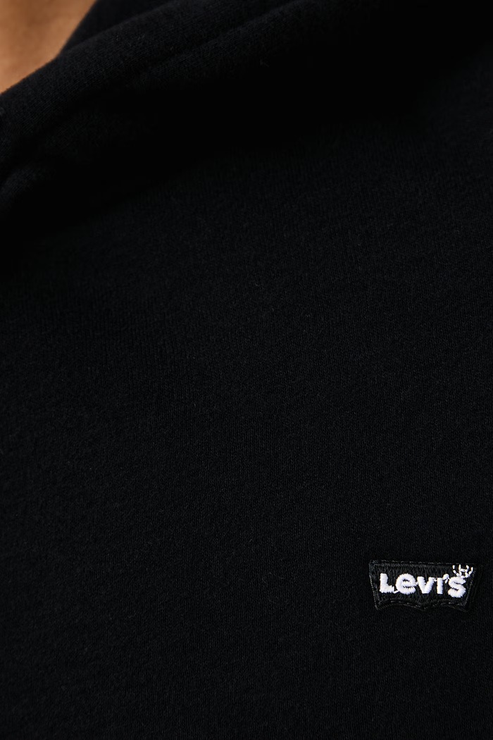 Μπλούζα με κουκούλα γυναικεία με βαμβάκι EVERYDAY HOODIE Levi's μαύρο A5943