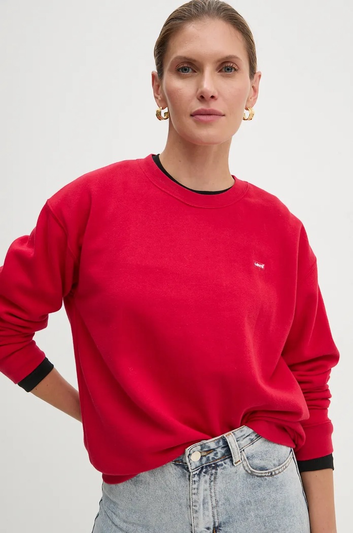 Levi's bluza czerwony A5942