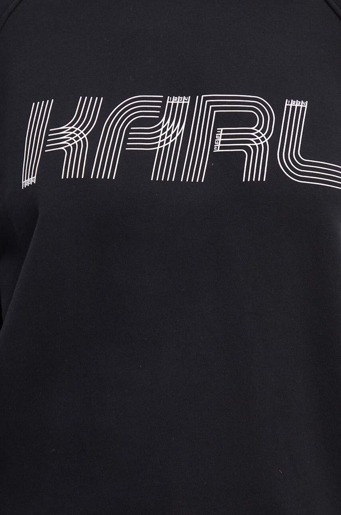 Karl Lagerfeld bluza bawełniana 245W1803 czarny