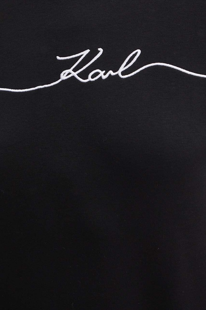 Mikina Karl Lagerfeld 245W1806 čierna