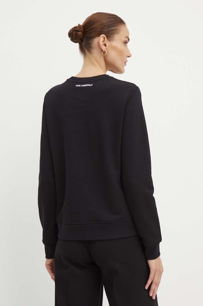 Oblečení Bavlněná mikina Karl Lagerfeld 245W1813 černá