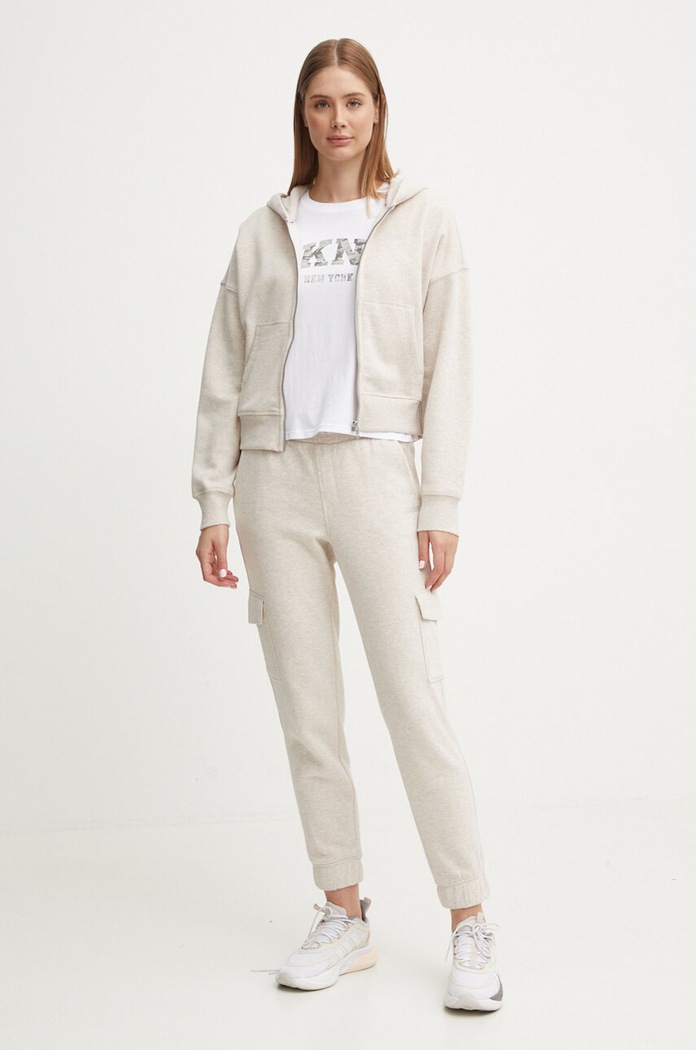 Dkny bluza DP4J9489 beżowy AW24