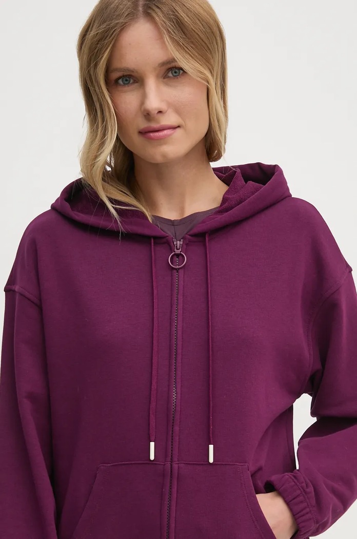 Μπλούζα United Colors of Benetton μωβ 31NB3M06U