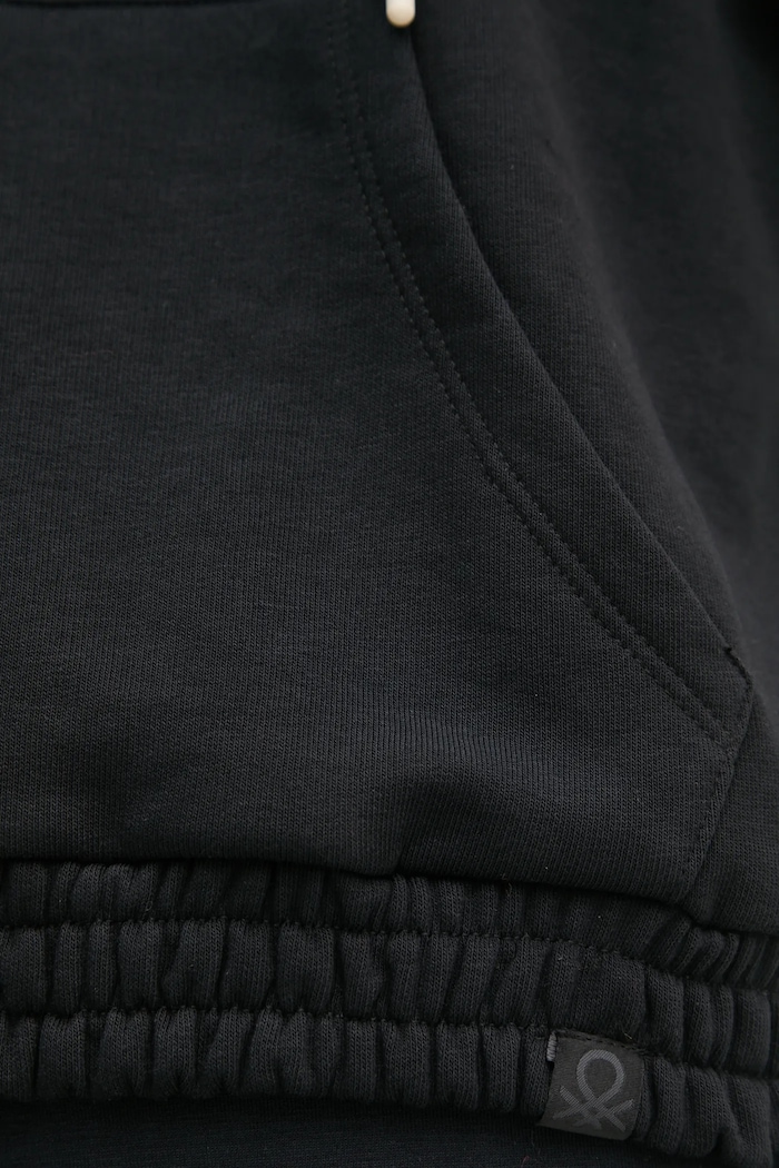Μπλούζα United Colors of Benetton 31NB3M06U μαύρο