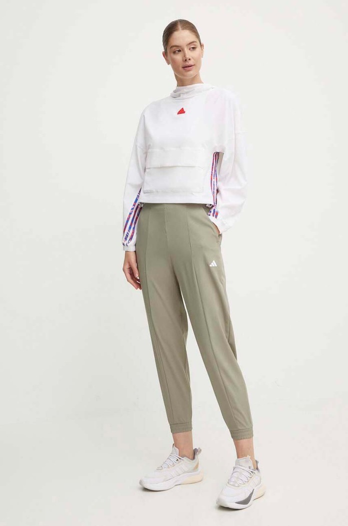 adidas bluza Express IW8634 beżowy AW24