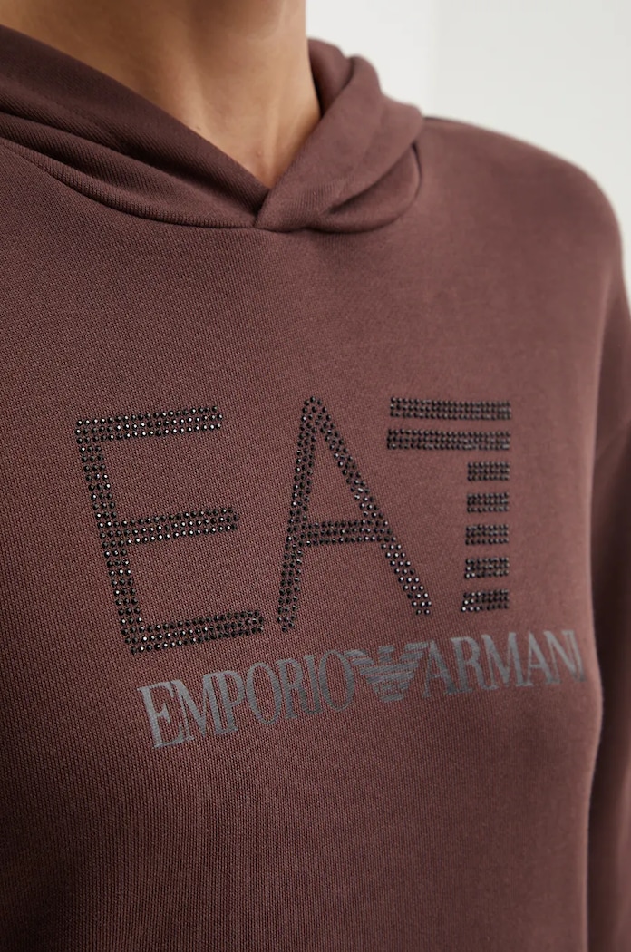Dukserica EA7 Emporio Armani TJDOZ.6DTM17.1755 smeđa