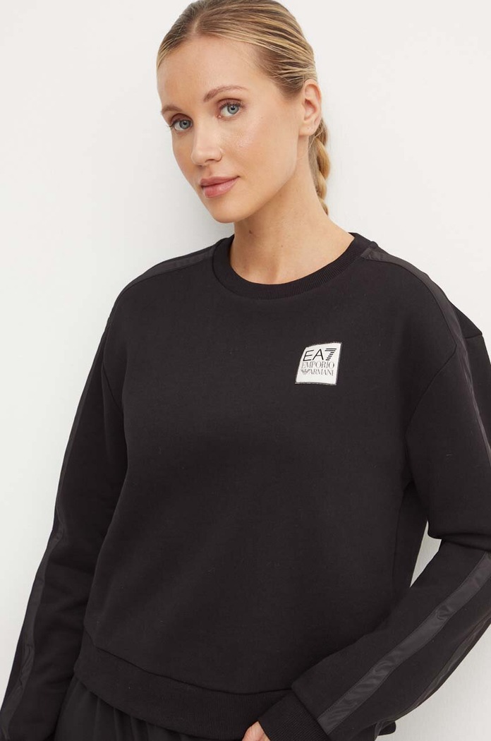 EA7 Emporio Armani bluza aplikacja czarny TJZUZ.6DTM31.1200