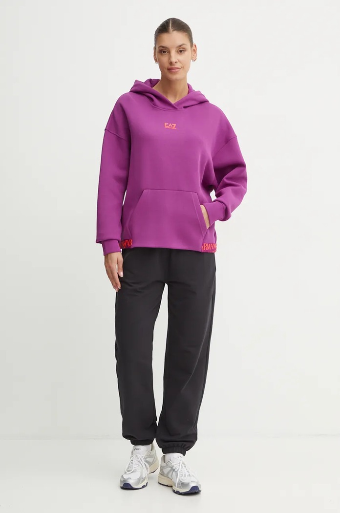 EA7 Emporio Armani bluza TJUXZ.6DTM19.1317 różowy AW24