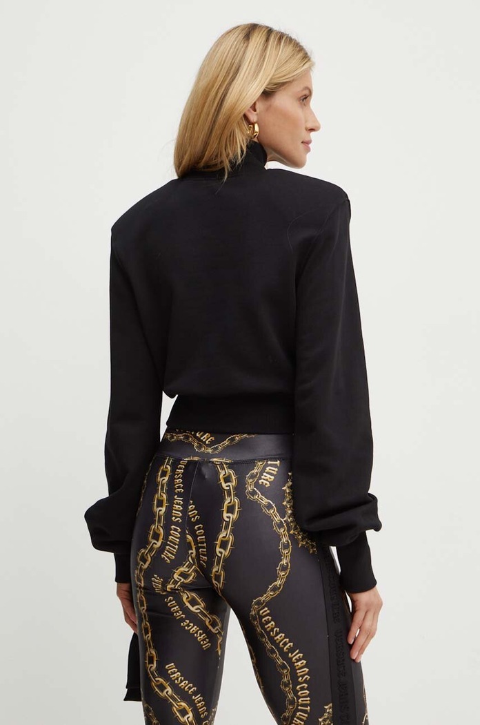Oblečenie Bavlnená mikina Versace Jeans Couture 77HAI311.F0010 čierna