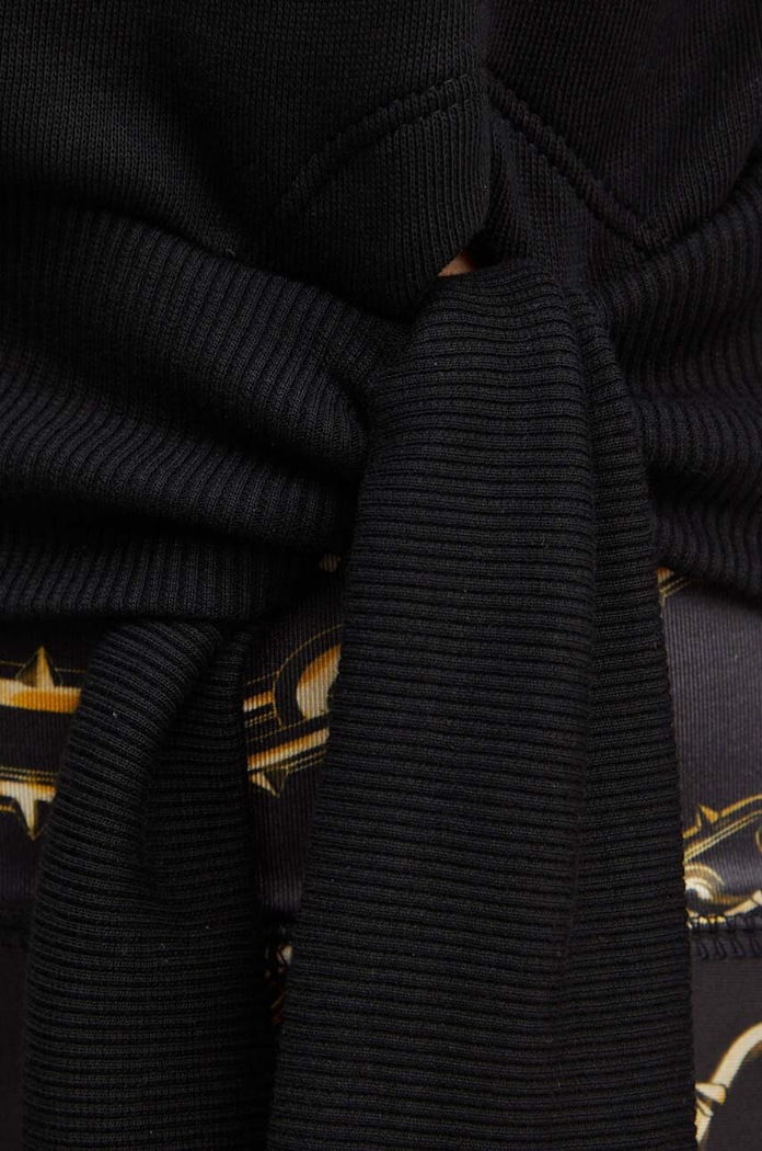 Bavlnená mikina Versace Jeans Couture 77HAI311.F0010 čierna