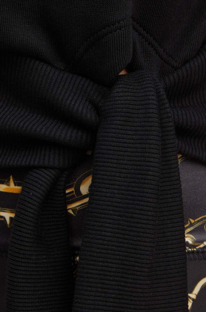 Bavlnená mikina Versace Jeans Couture 77HAI311.F0010 čierna