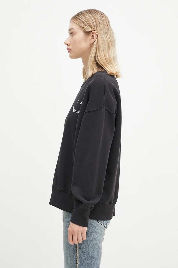 Bavlněná mikina PS Paul Smith W2R.185VE.N21169 černá AW24