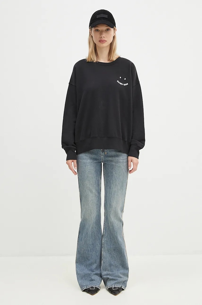 Bavlněná mikina PS Paul Smith W2R.185VE.N21169 černá