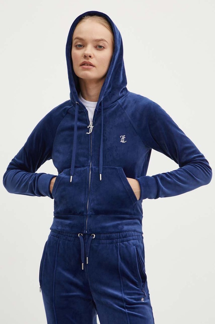Juicy Couture felső MADISON elasztánnal sötétkék JCWA122001.484