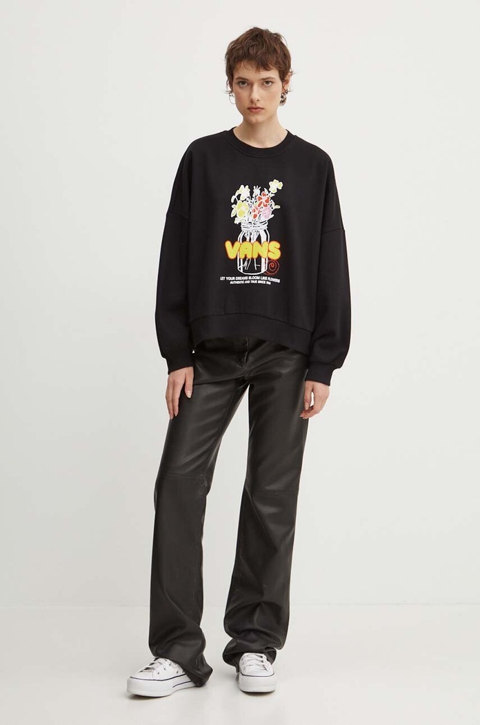Mikina Vans VN000KH8BLK1 černá AW24