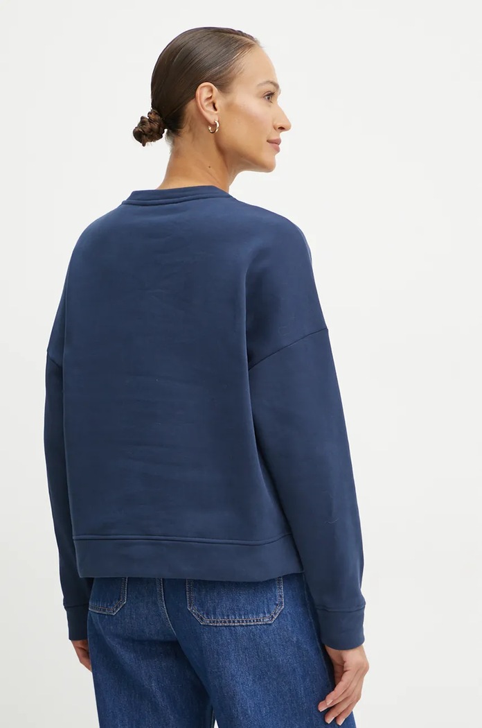 Дрехи Памучен суичър Weekend Max Mara 2425926022600 тъмносин