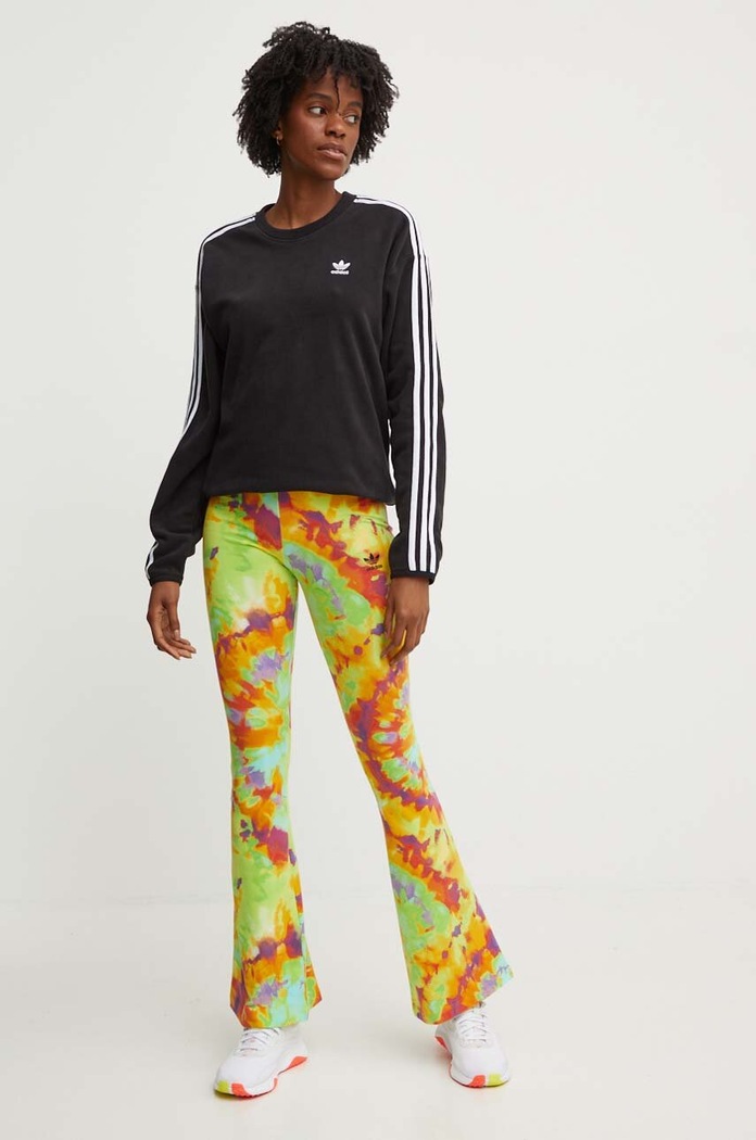 Fleecová mikina adidas Originals IY7271 černá AW24