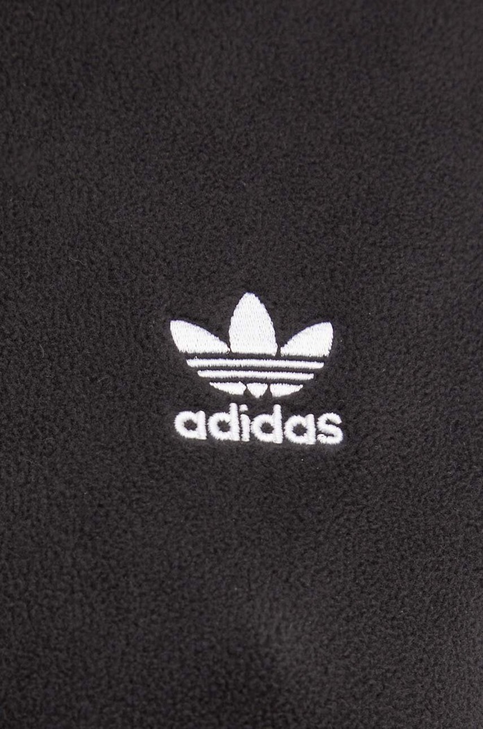Fleecová mikina adidas Originals IY7271 černá