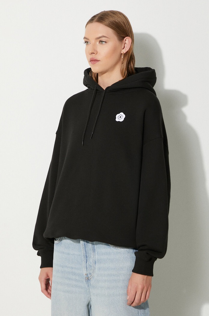 Bavlněná mikina Kenzo Boke Flower 2.0 černá FE62SW1494MB.99J