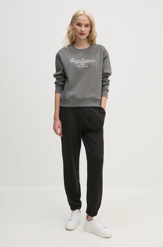 Μπλούζα Pepe Jeans FRANCESCA PL581458 γκρί AW24