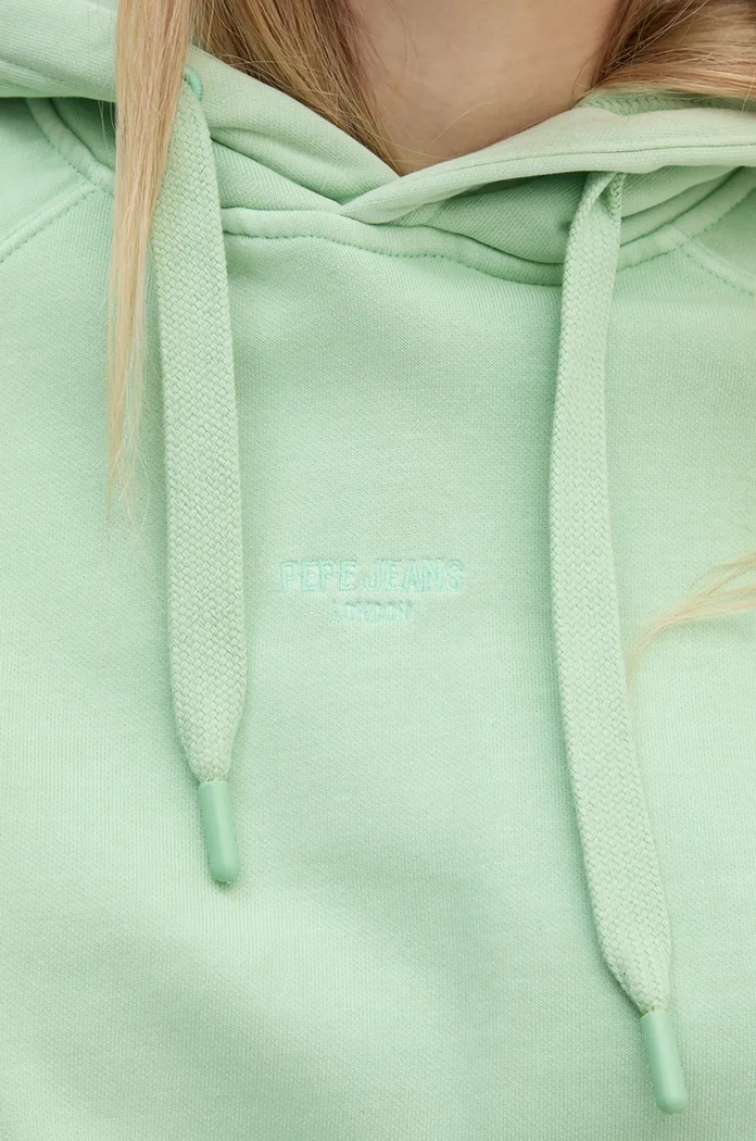 Μπλούζα Pepe Jeans FELICITY HOODIE PL581462 πράσινο
