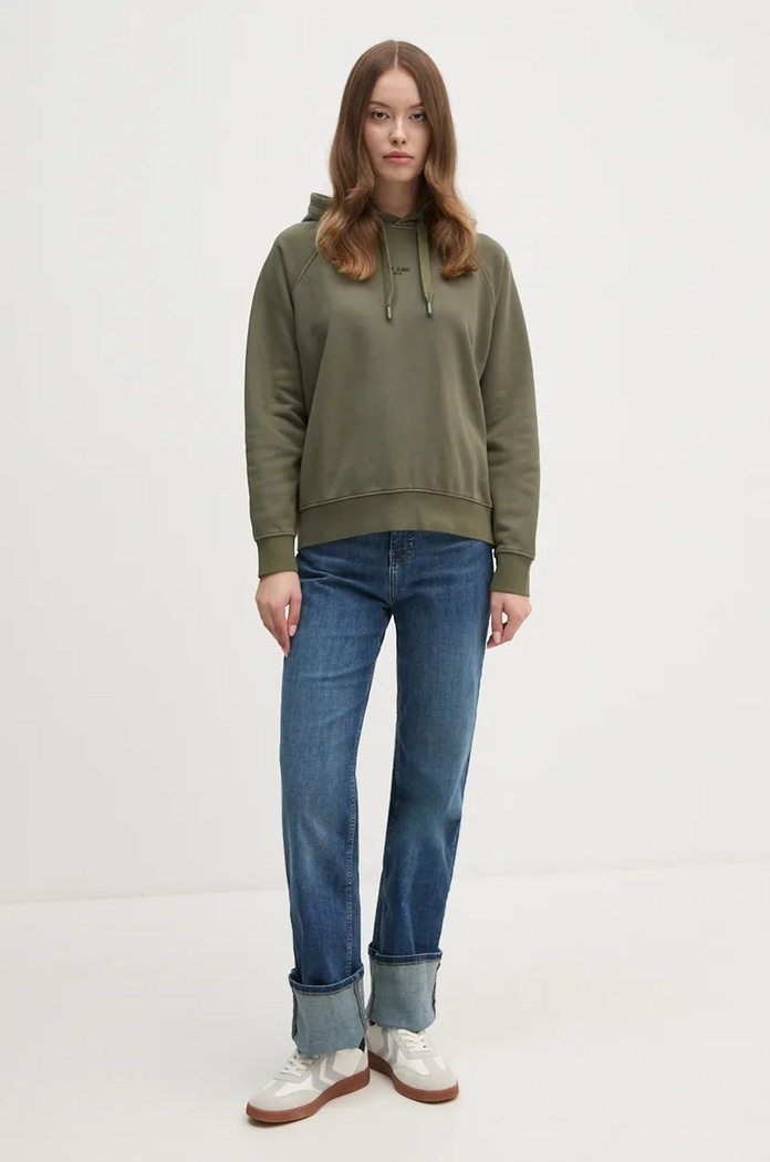 Pepe Jeans bluza FELICITY HOODIE PL581462 zielony AW24