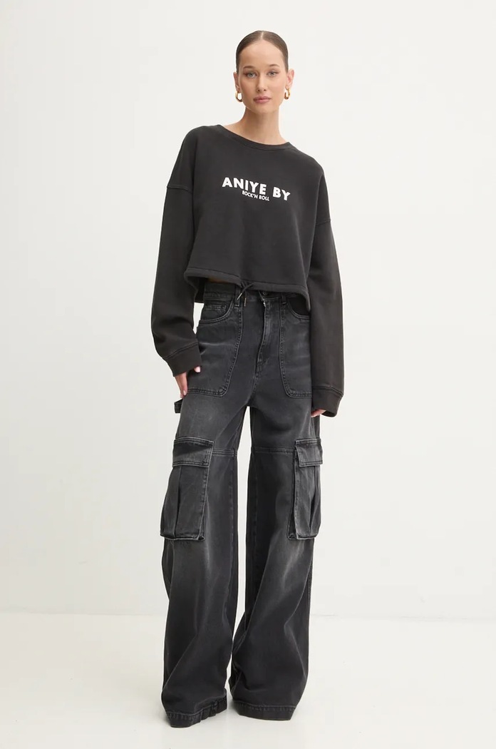 Aniye By bluza bawełniana 181308 czarny AW24