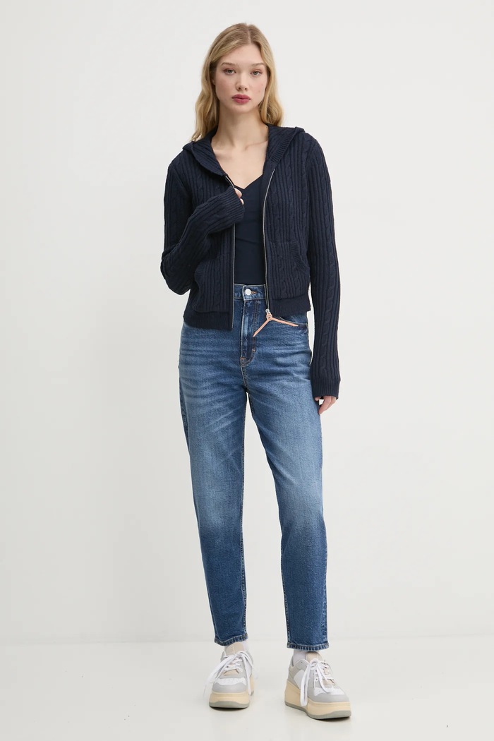 Kardigan Superdry W6110556A.09S námořnická modř AW24