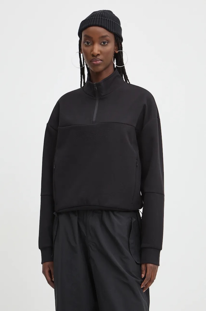 Mikina Superdry bez kapuce černá W2012170A.02A