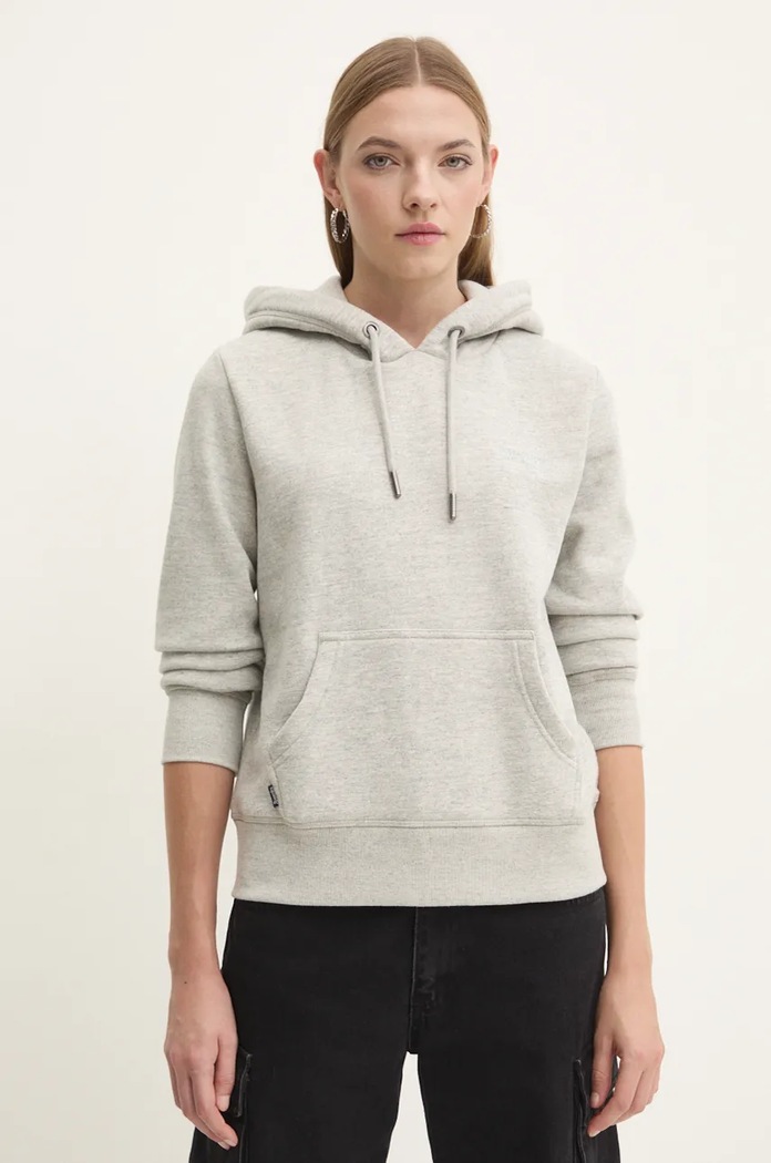 Superdry bluza z kapturem szary W2012180A.D6V