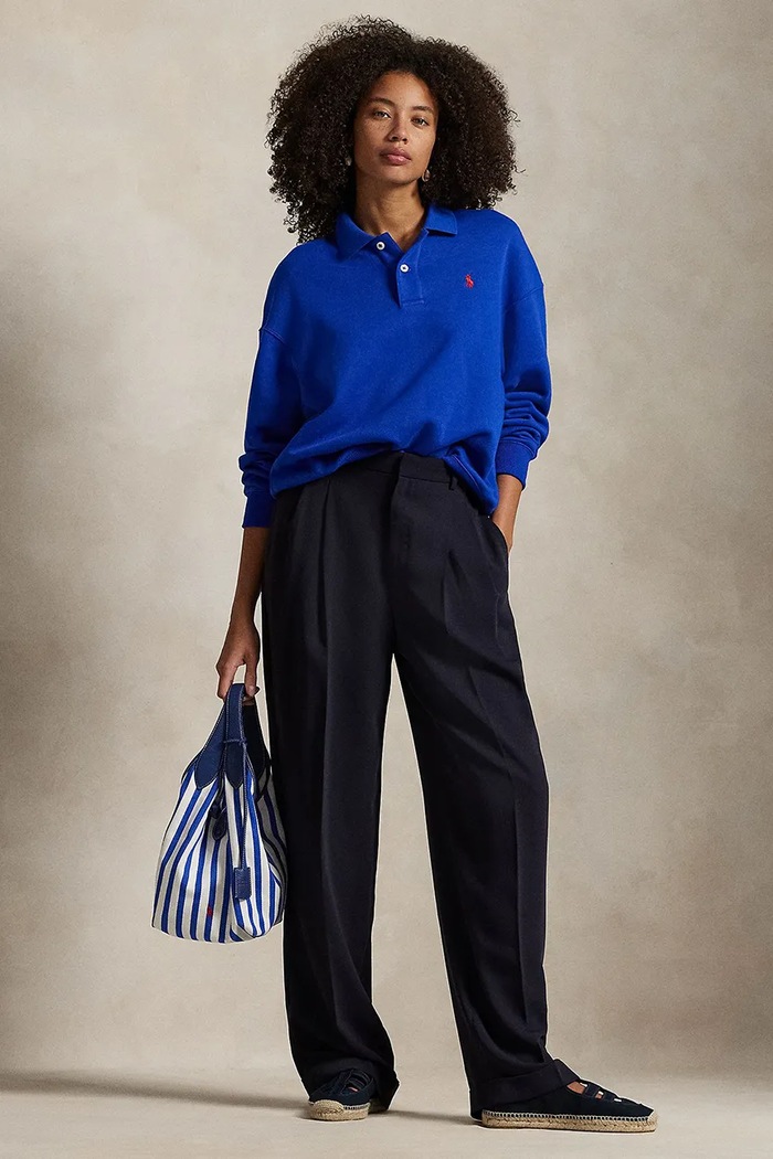 Odzież Polo Ralph Lauren bluza 211947966 niebieski