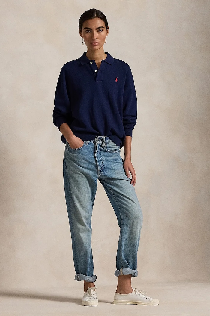 Ρούχα Μπλούζα Polo Ralph Lauren 211947966 σκούρο μπλε