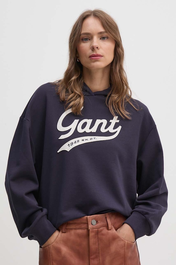 Gant hanorac de bumbac imprimeu bleumarin 4200489