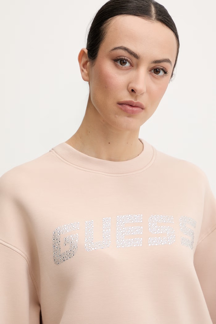 Guess bluză CECILIA bej V4BQ15.K7UW2
