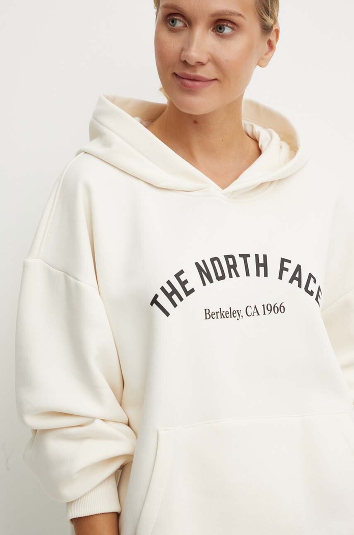 The North Face bluza Hoodie Varsity Graphic beżowy NF0A89CSQLI1